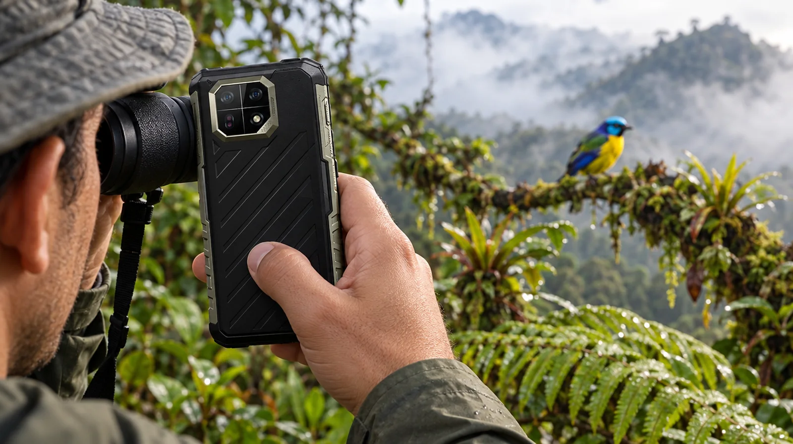 Teléfono para fotografiar naturaleza y aves: guía para Henri Pittier con macro, microscopio y visión nocturna