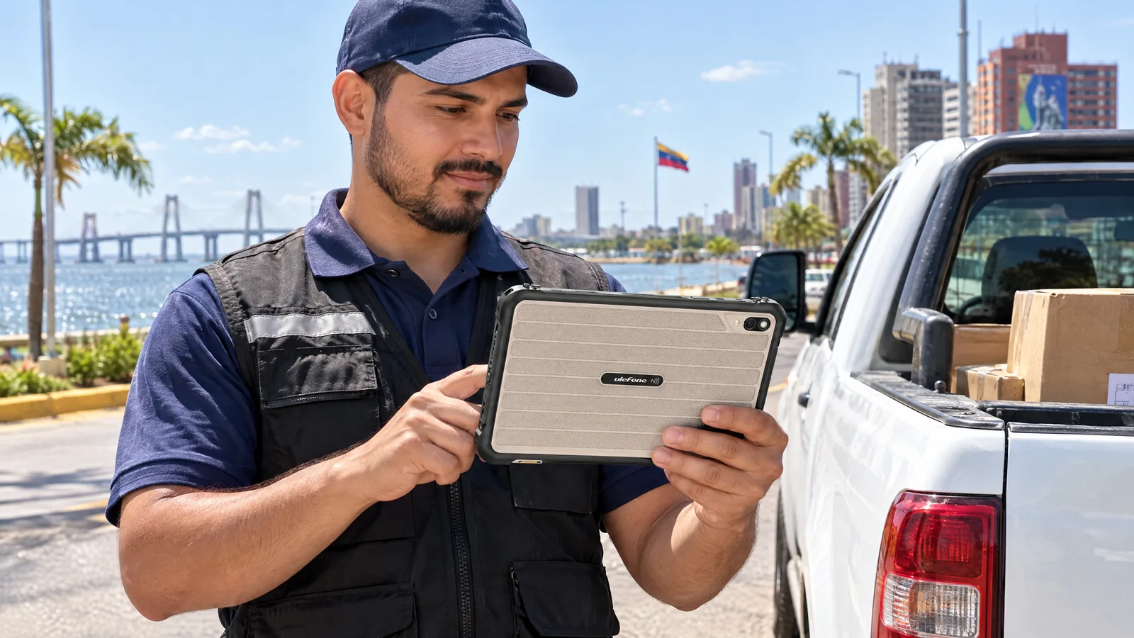 Ulefone RugKing Pad Pro en uso en Venezuela